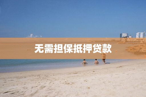 无需担保抵押贷款