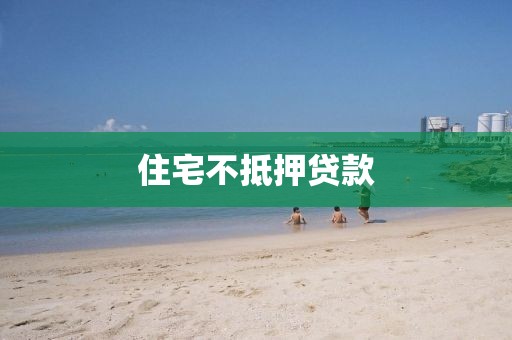 住宅不抵押贷款