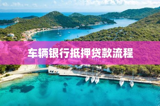 车辆银行抵押贷款流程