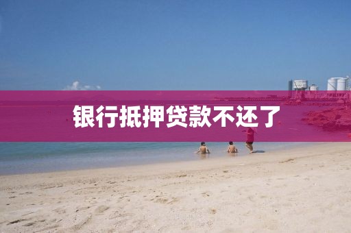 银行抵押贷款不还了