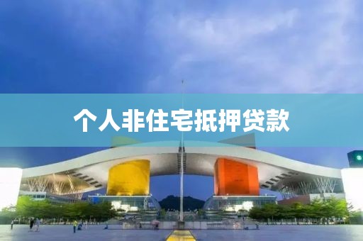 个人非住宅抵押贷款