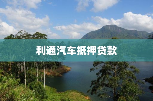 利通汽车抵押贷款