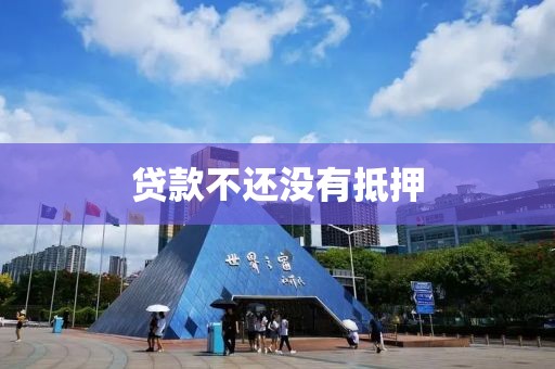 贷款不还没有抵押