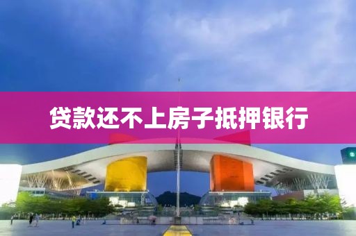 贷款还不上房子抵押银行