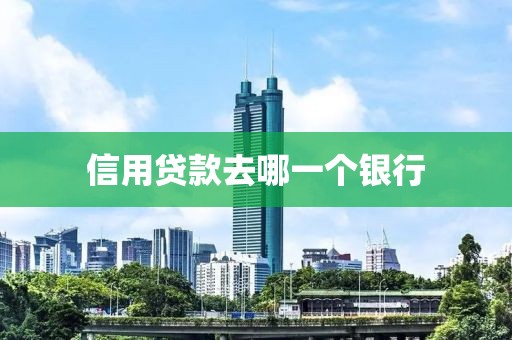 信用贷款去哪一个银行