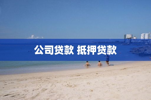 公司贷款 抵押贷款